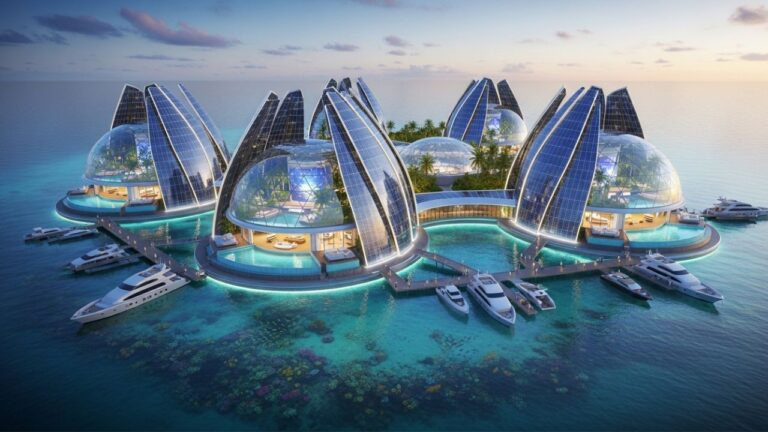 Floating Solar Resorts