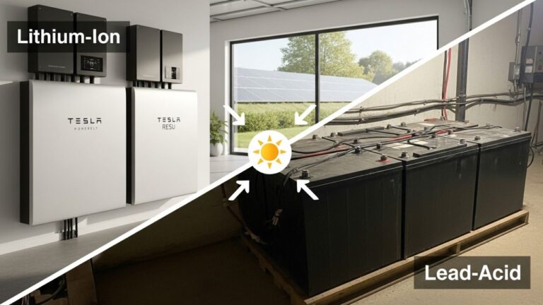 Lithium-Ion and Lead-Acid Solar