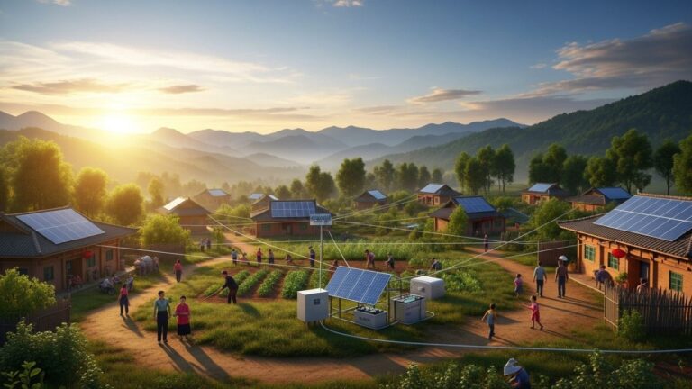 Solar Micro-Grid Technology for Remote Villages