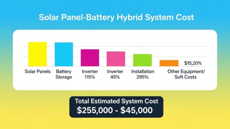Solar Panel-Battery Hybrid System Cost