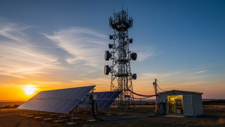 Solar Power Is Keeping Telecom Towers