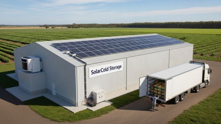 Solar-Powered Cold Storage