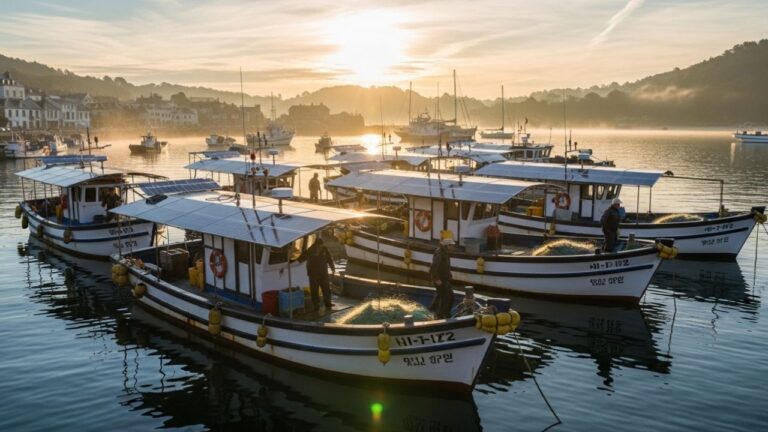 Solar-Powered Fishing Boats