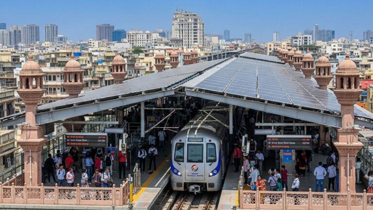 Solar Powered Metro Stations