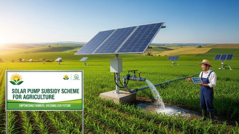 Solar Pump Subsidy Scheme for Agriculture