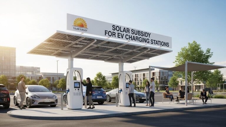 Solar Subsidy for EV Charging Stations