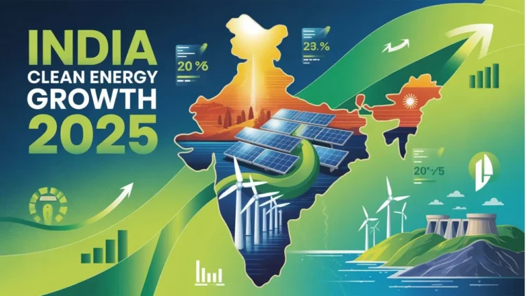 India clean energy growth 2025