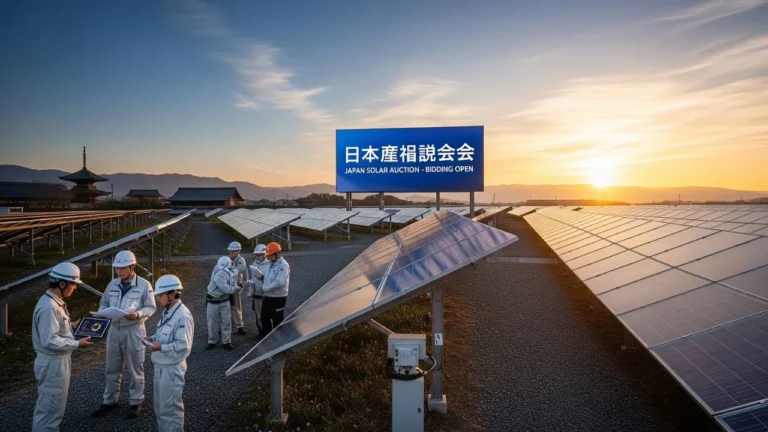 Japan solar auction