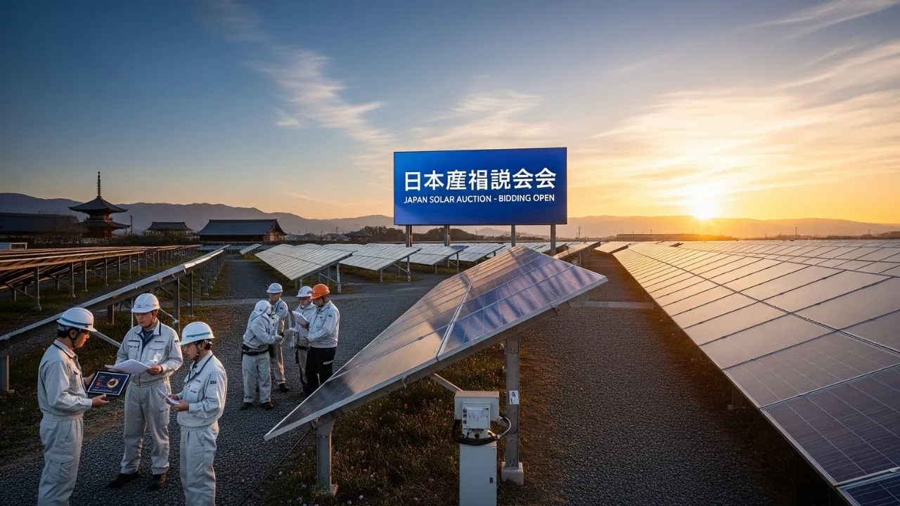 Japan solar auction