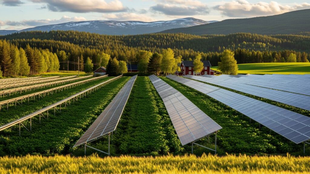 agrivoltaics Norway solar project