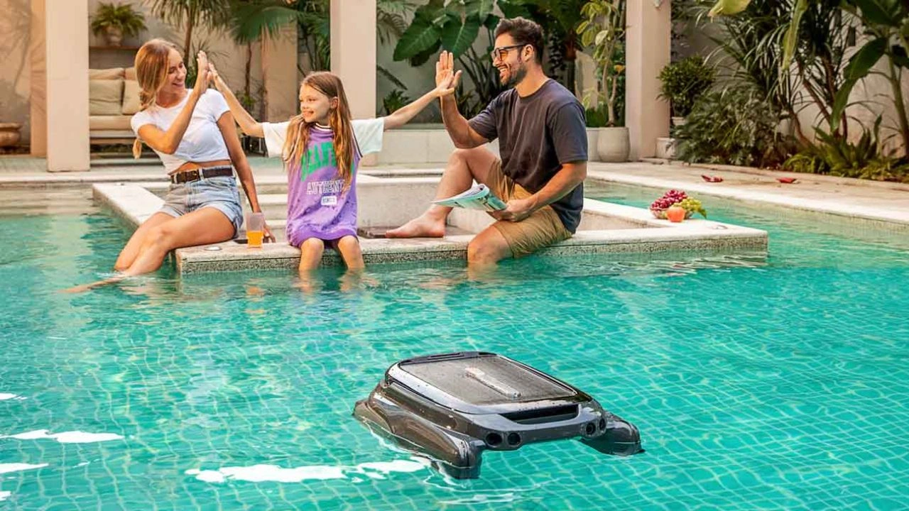 Solar pool maintenance